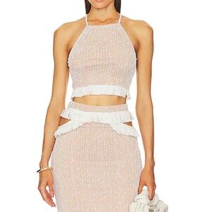 REVOLVE White Maxi Skirt